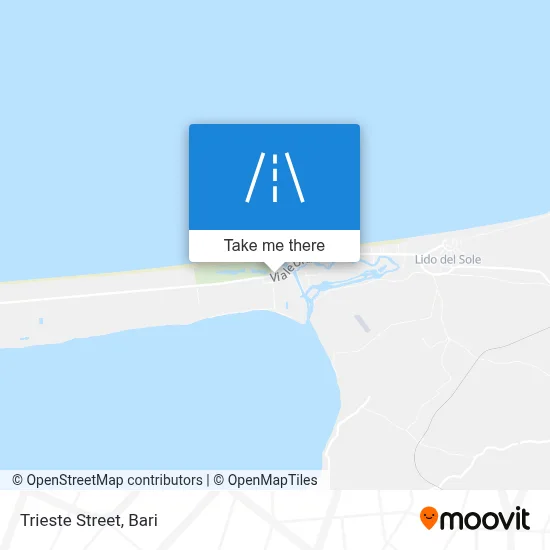 Trieste Street map