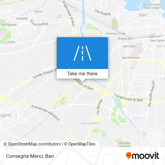 Consegna Merci map