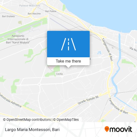 Largo Maria Montessori map