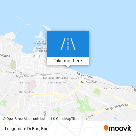 Lungomare Di Bari map
