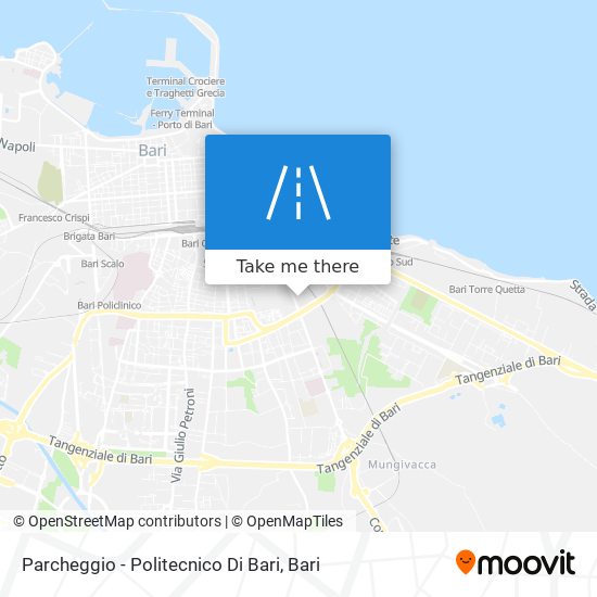 Parcheggio - Politecnico Di Bari map