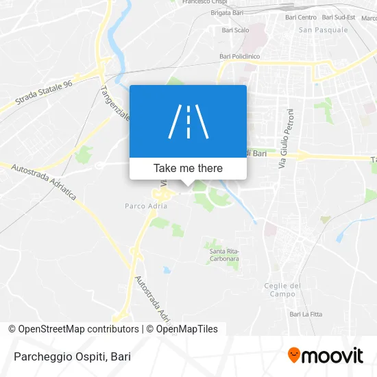 Parcheggio Ospiti map