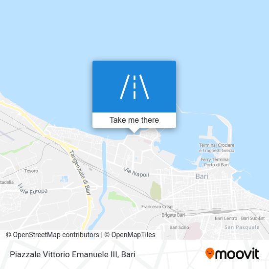 Piazzale Vittorio Emanuele III map