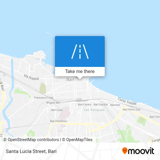 Santa Lucia Street map