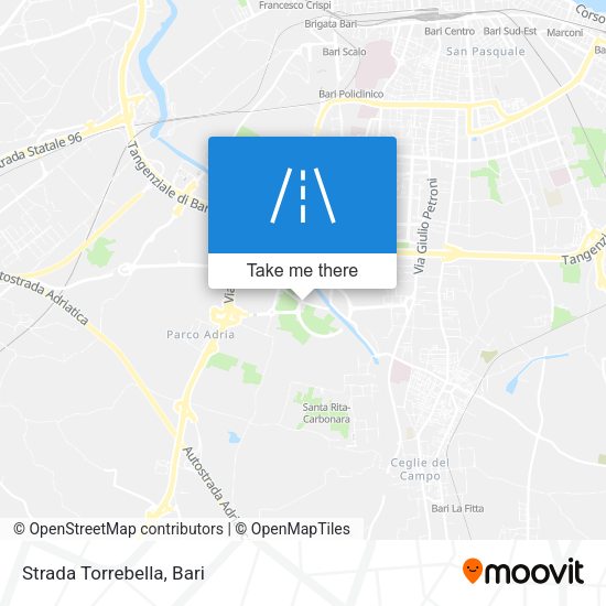 Strada Torrebella map