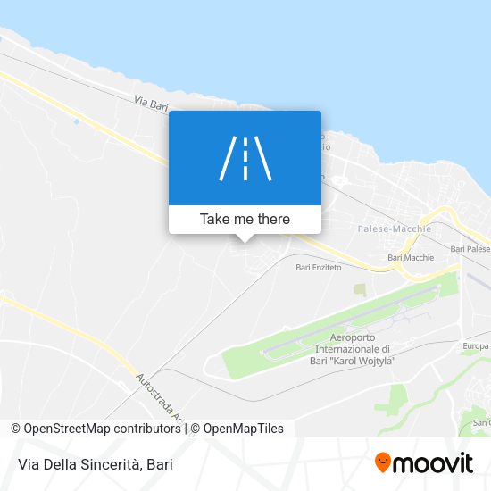 Via Della Sincerità map