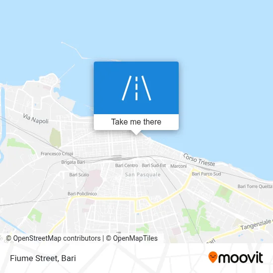 Fiume Street map