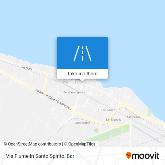 Via Fiume In Santo Spirito map