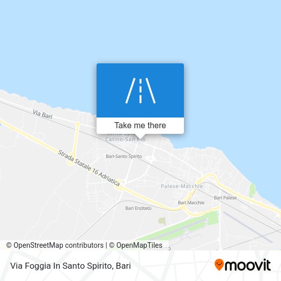 Via Foggia In Santo Spirito map