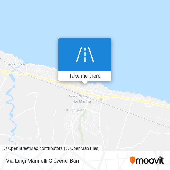 Via Luigi Marinelli Giovene map