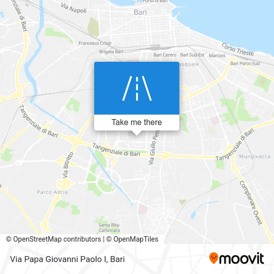 Via Papa Giovanni Paolo I map