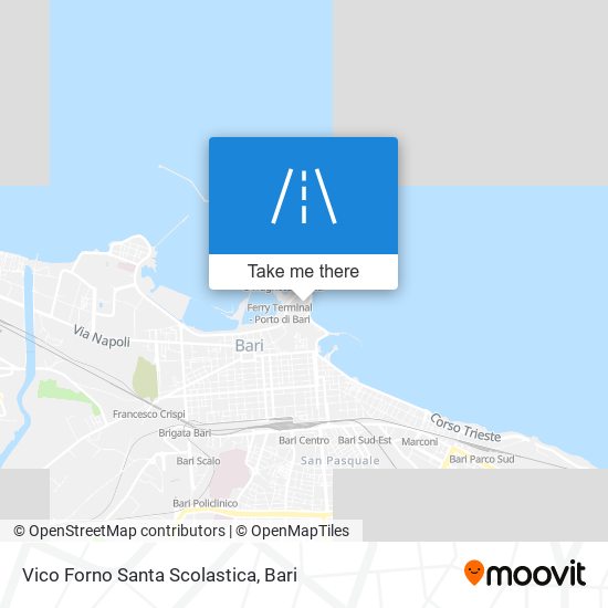 Vico Forno Santa Scolastica map