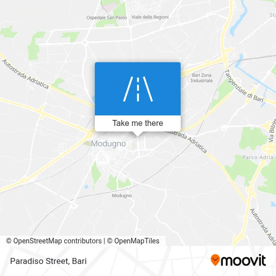 Paradiso Street map
