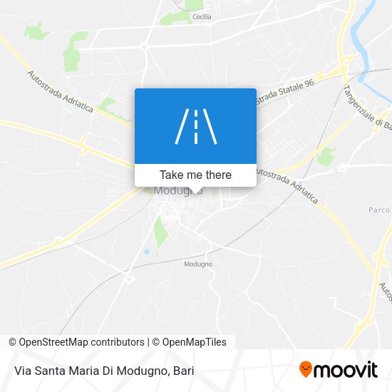 Via Santa Maria Di Modugno map