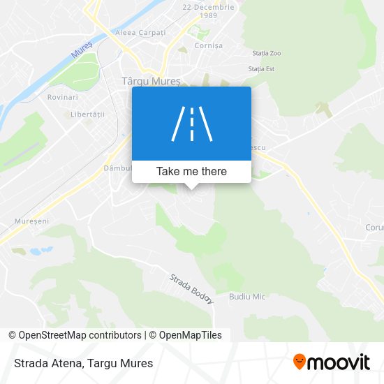 Strada Atena map