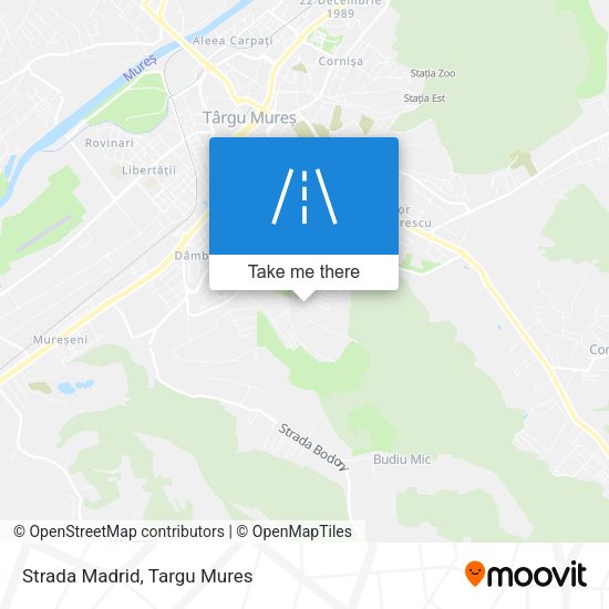Strada Madrid map