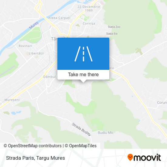 Strada Paris map