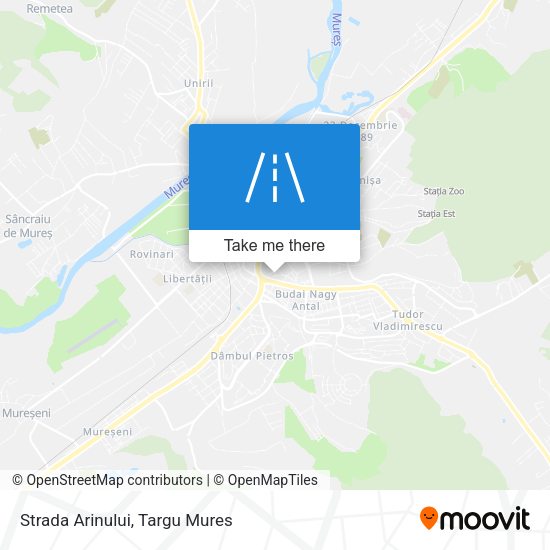 Strada Arinului map