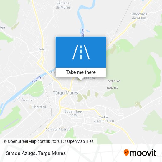 Strada Azuga map