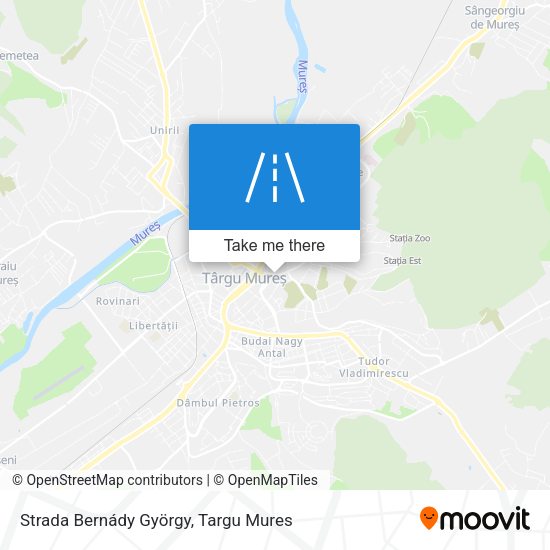 Strada Bernády György map