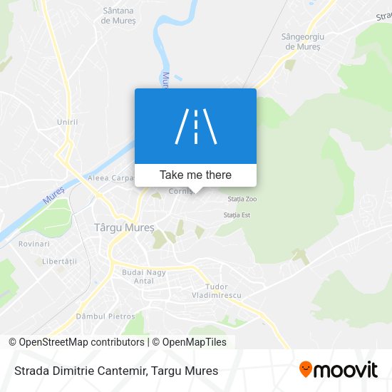 Strada Dimitrie Cantemir map