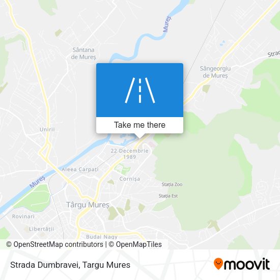 Strada Dumbravei map