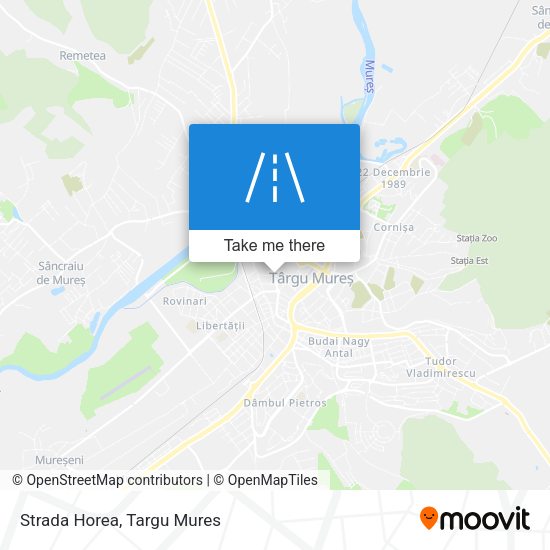 Strada Horea map