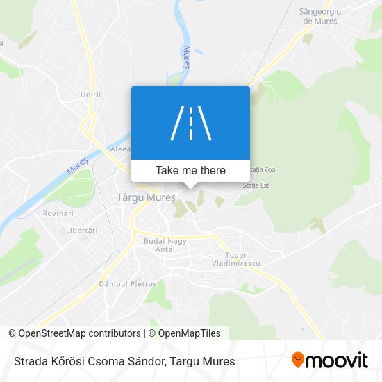 Strada Kőrösi Csoma Sándor map