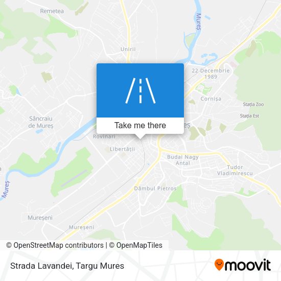 Strada Lavandei map