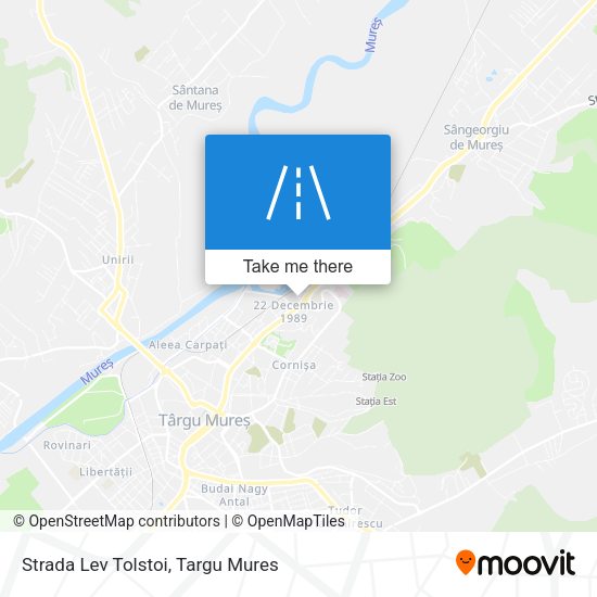 Strada Lev Tolstoi map