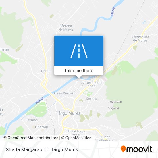 Strada Margaretelor map