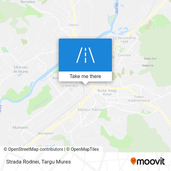 Strada Rodnei map