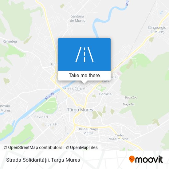 Strada Solidarității map