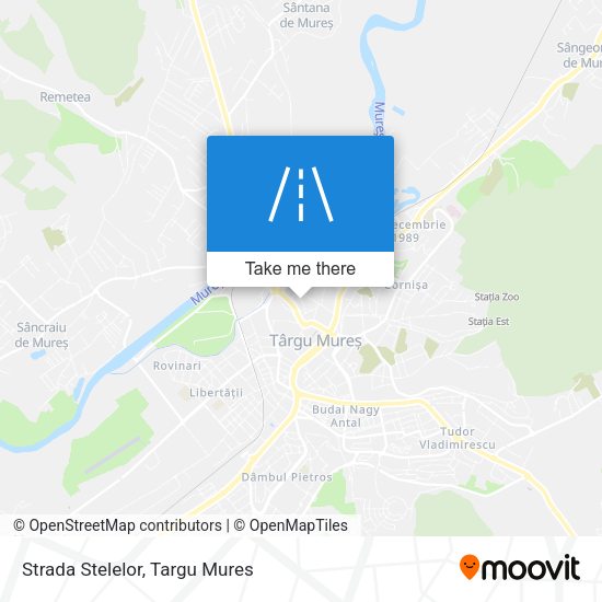 Strada Stelelor map