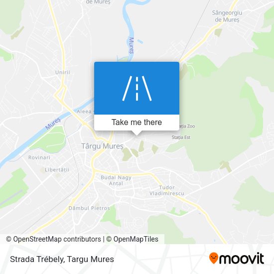 Strada Trébely map