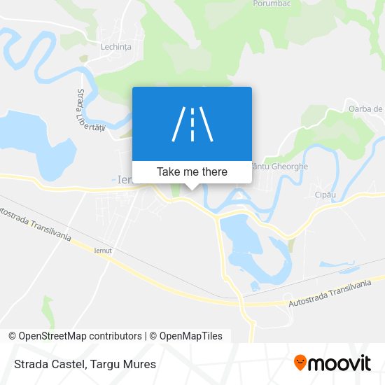 Strada Castel map