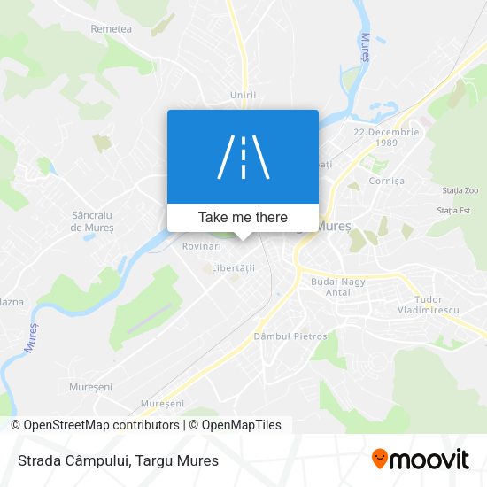 Strada Câmpului map