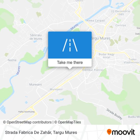 Strada Fabrica De Zahăr map