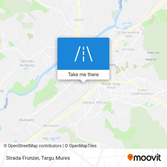 Strada Frunzei map