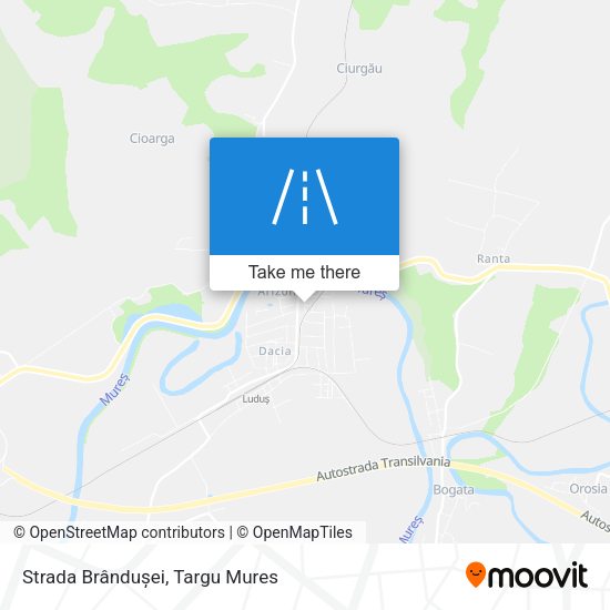 Strada Brândușei map