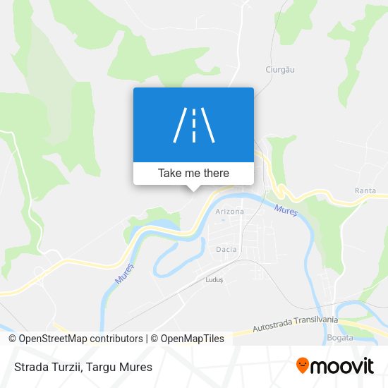 Strada Turzii map