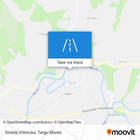 Strada Viitorului map