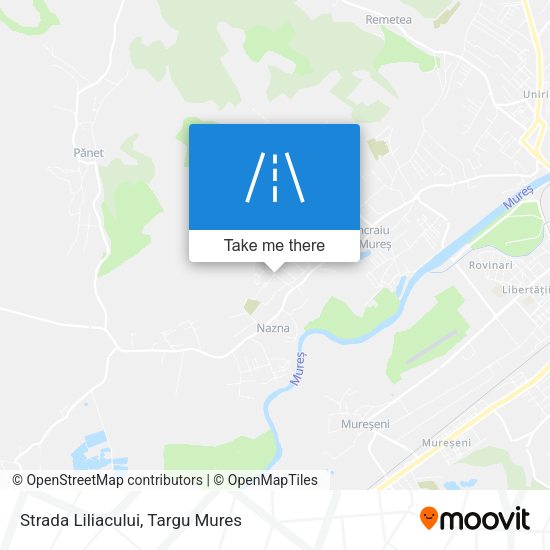 Strada Liliacului map