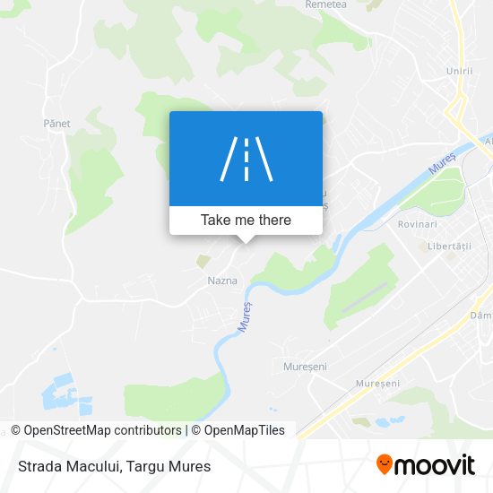 Strada Macului map