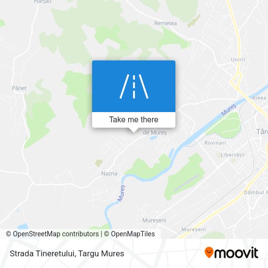 Strada Tineretului map