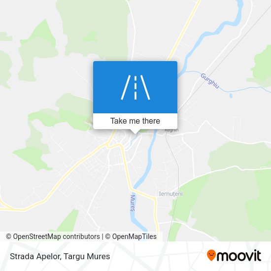 Strada Apelor map