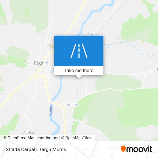 Strada Carpați map