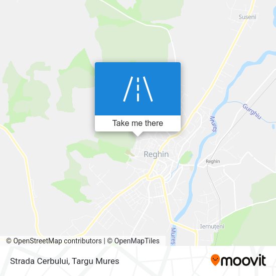 Strada Cerbului map