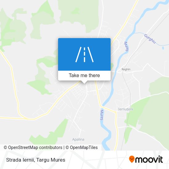 Strada Iernii map