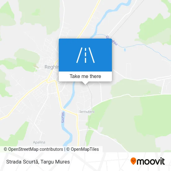 Strada Scurtă map